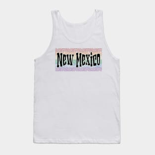 LGBTQ PATTERN AMERICA : NEW MEXICO Tank Top